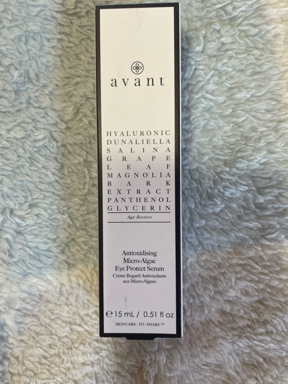 Avant Antioxidising Micro-Algae Eye Protect Serum — White